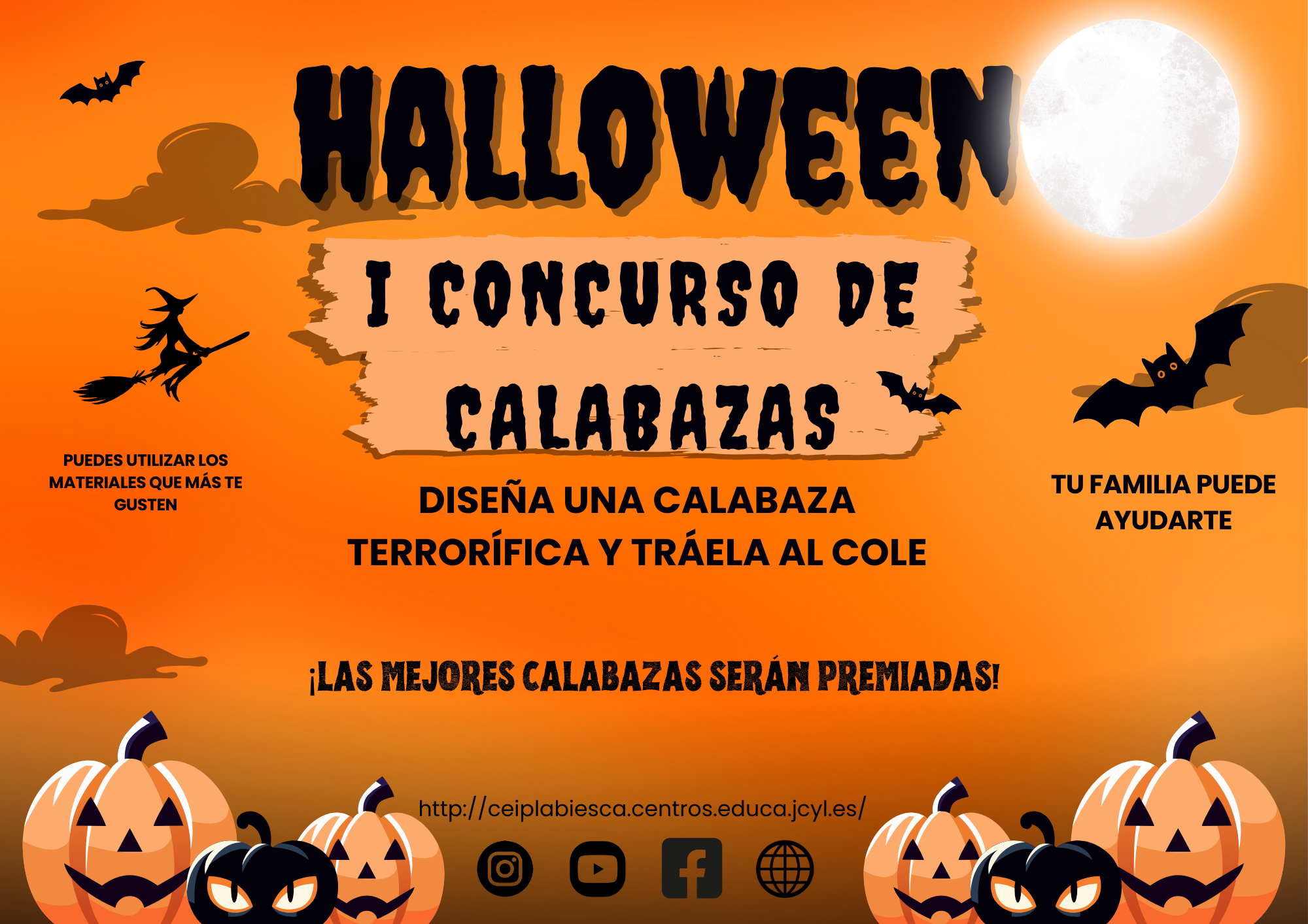 Cartel Calabazas Halloween