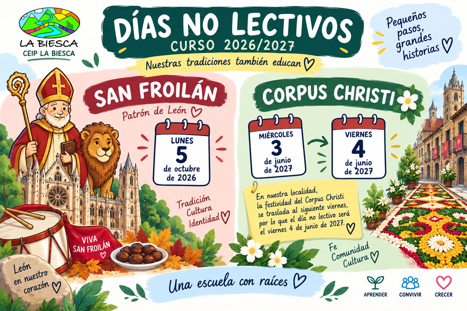Festividades locales curso 26-27 Festividades locales curso 26-27